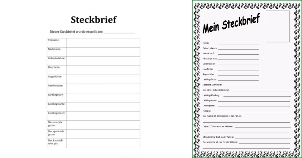 kindergarten steckbrief