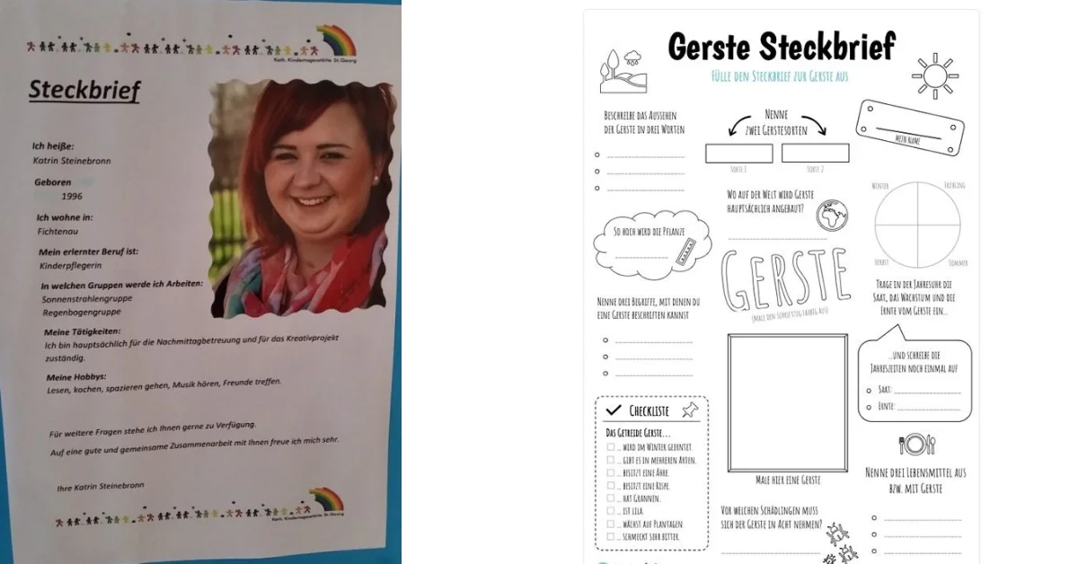 kindergarten steckbrief